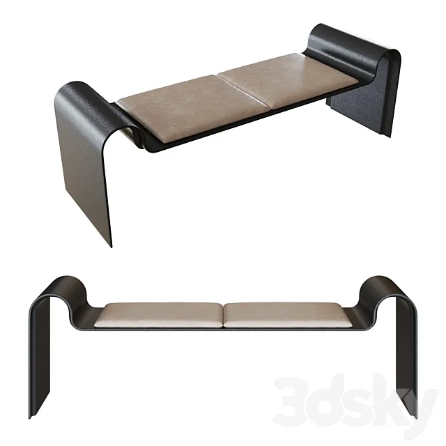 Asa Pingree Monarch Bench 3D Model