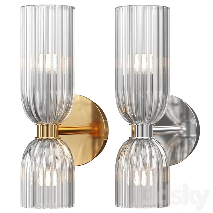 Asalea Double Bath Sconce Circa 3D Model Free