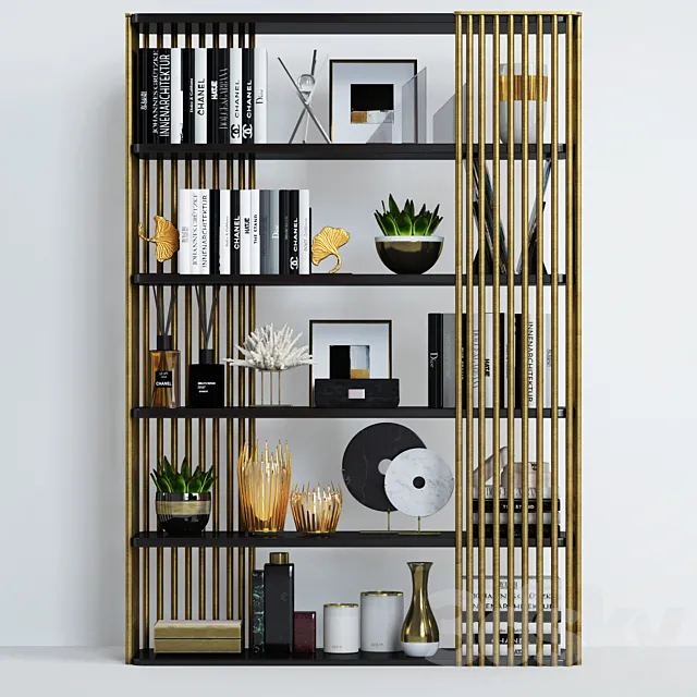 Ascot BOOKSHELVES The Sofa & Chair Company 3DModel