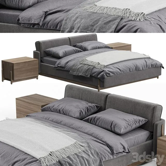 Ash bed by zegen 3D Model