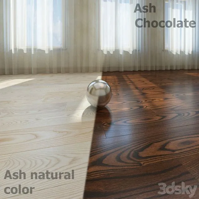 Ash_Chocolate_Ash_natural_color 3D Model