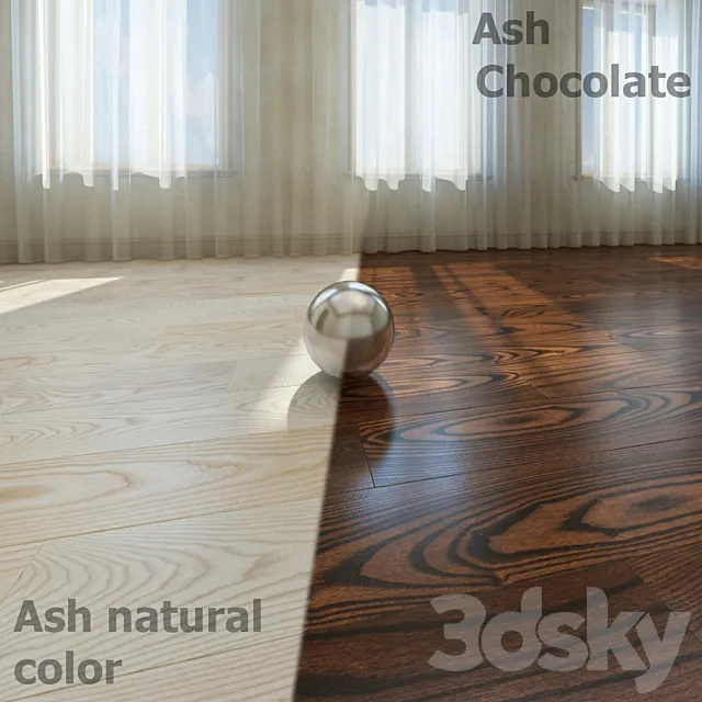 Ash_Chocolate_Ash_natural_color 3D Model