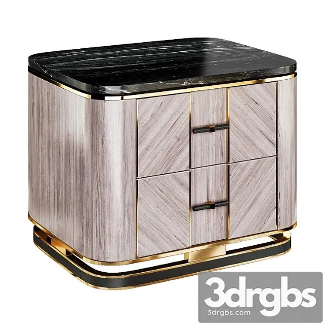 Ashi nightstand 2 3D Model Free