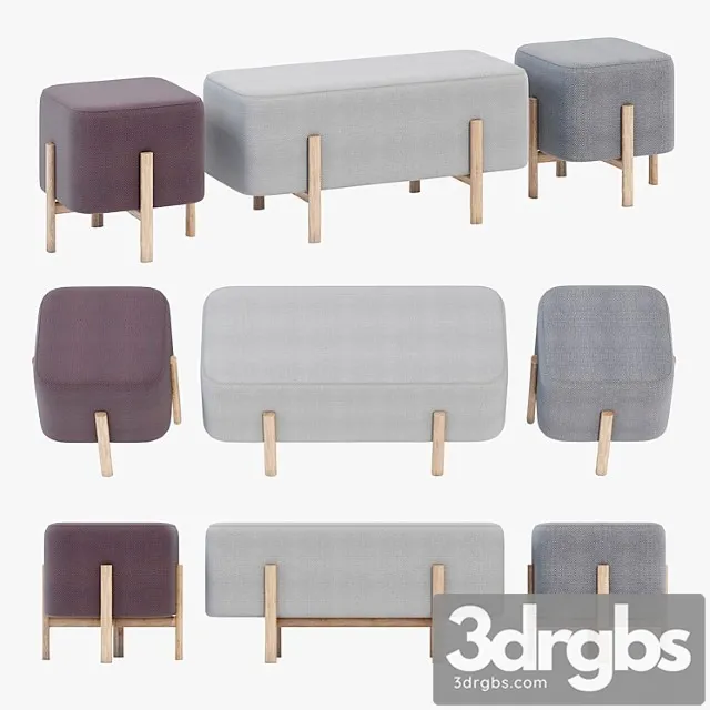 Ashi pufs 2 3D Model Free