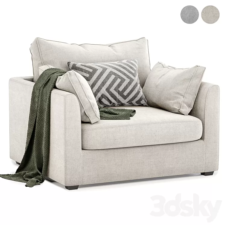 Ashlee armchair 3D Model