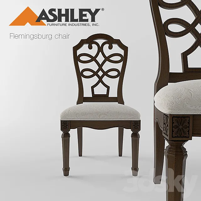 Ashley Flemingsburg chair 3D Model