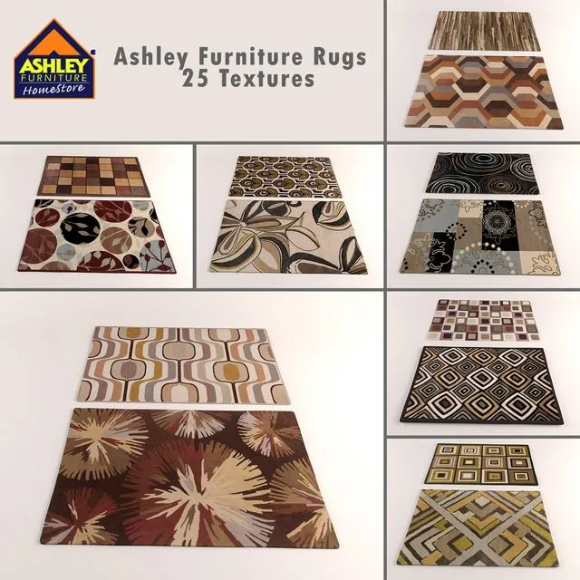 Ashley Furniture Rugs 3D Model