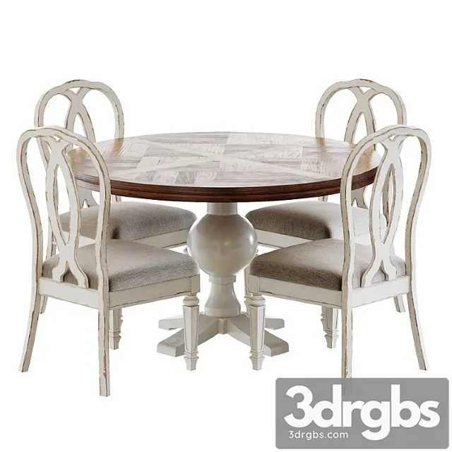 Ashley Home Park Creek Realyn Chair 3 3D Model Free