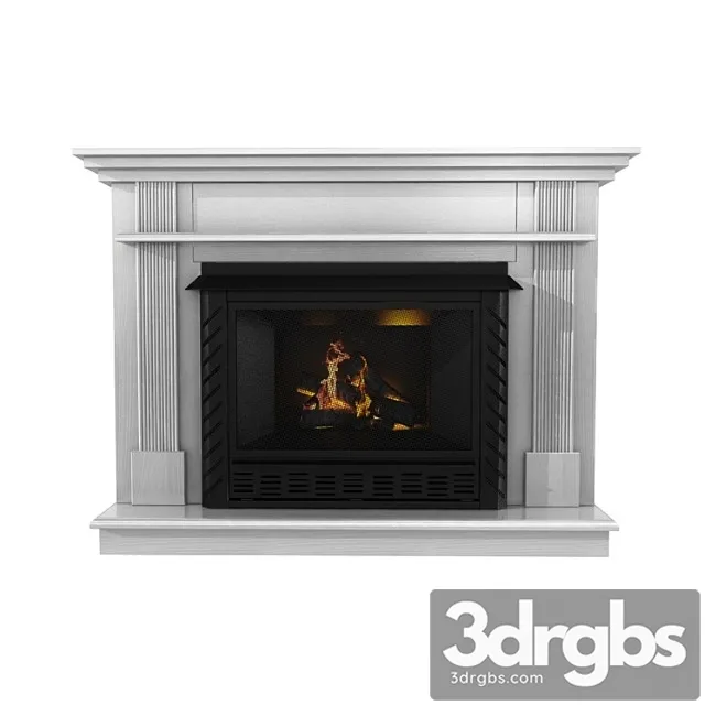 Ashley white wood grain 3D Model Free