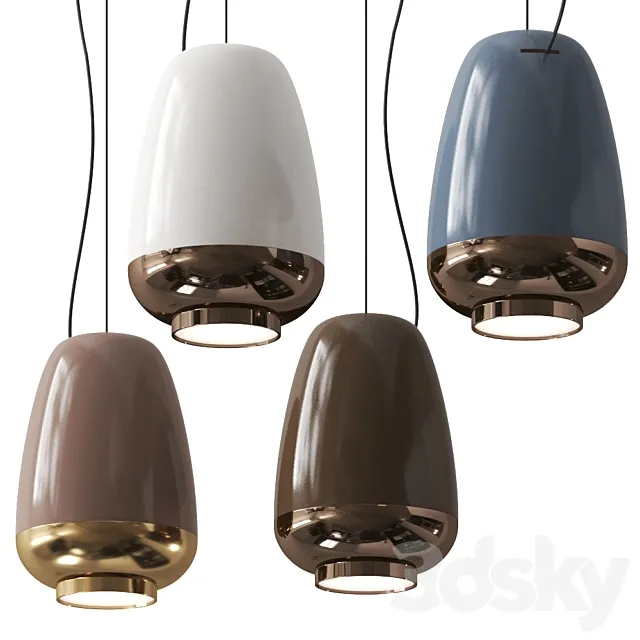 Asia pendant lamp by Cattelan Italia 3D Model