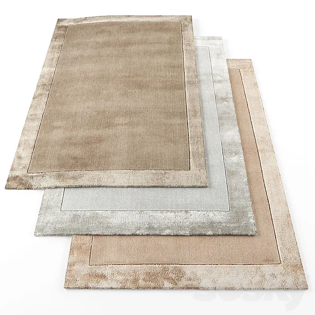 Asiatic ascot rugs 3D Model