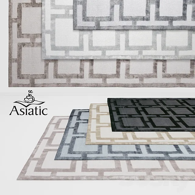 Asiatic Eaton Rugs 3D Model