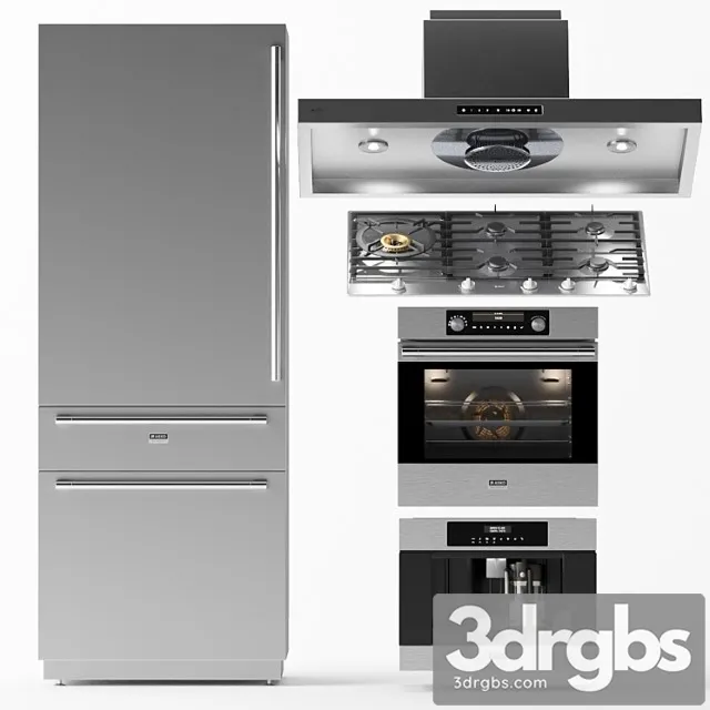 Asko Pro Series 3 Equipment Set 3D Model Free