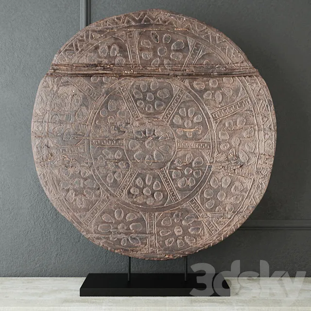 Asmat Calendar _ Jeffan 3D Model