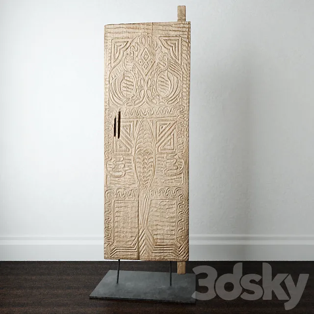 Asmat Door Decor _ Jeffan 3DModel