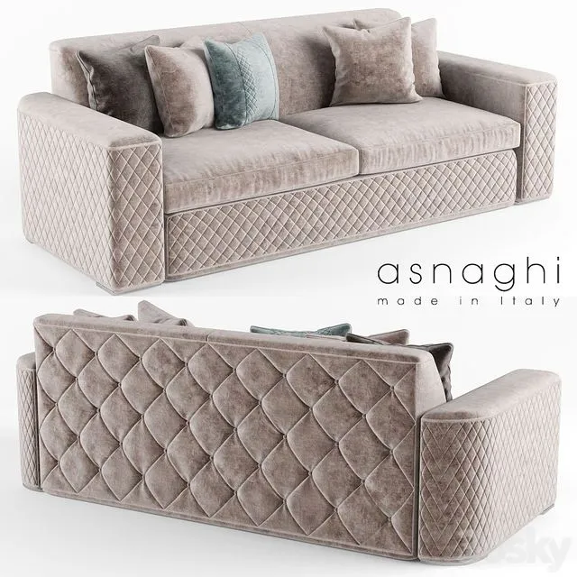 Asnaghi lybra sofa 3D Model