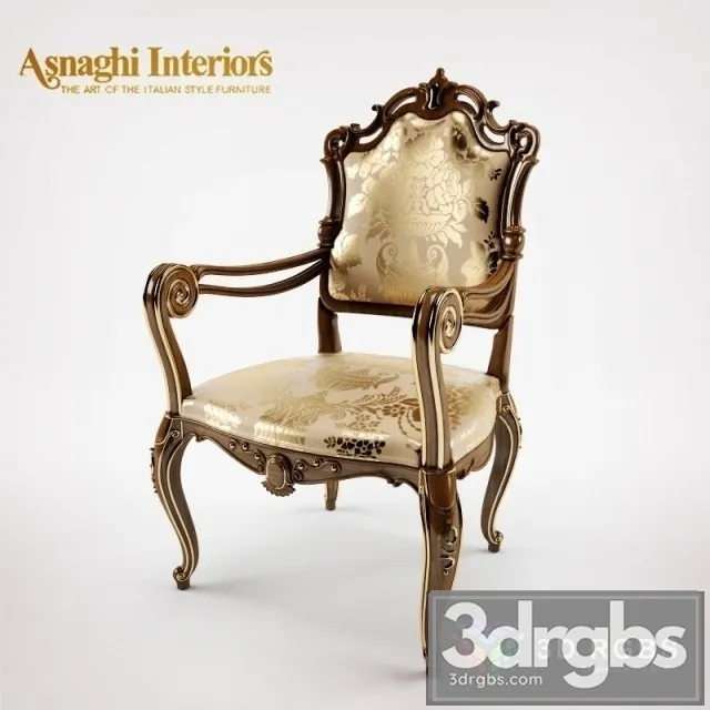 Asnaghi Robert Armchair 3D Model Free
