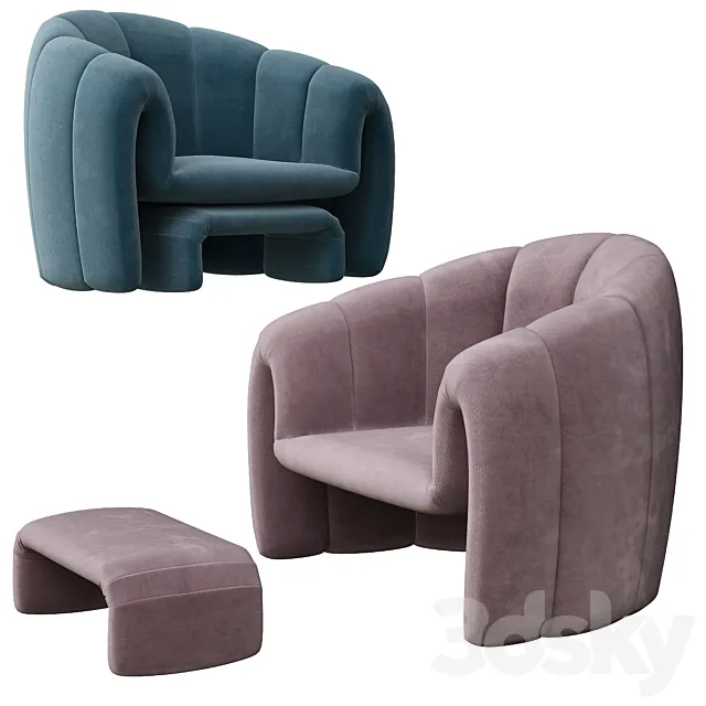 Asnaghi shell poltrona 3DModel