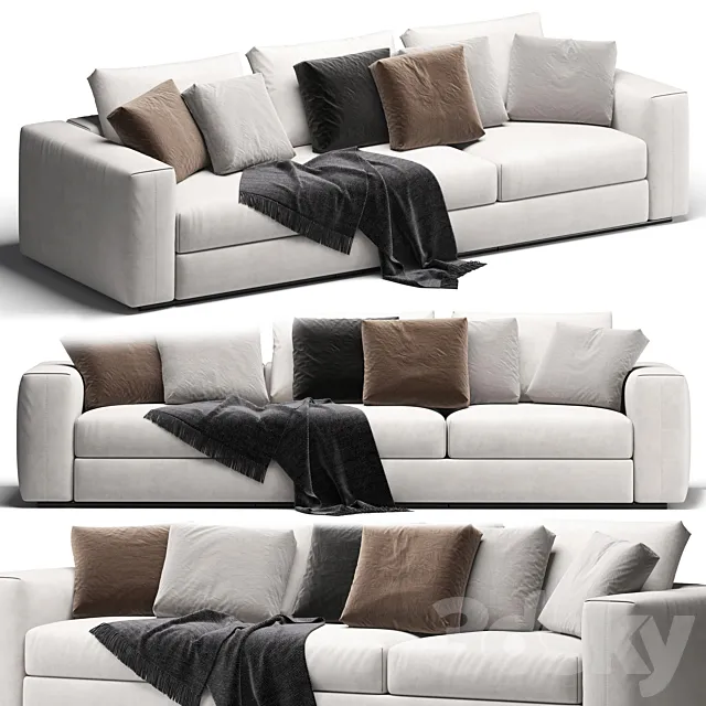Asolo Sofa 3D Model