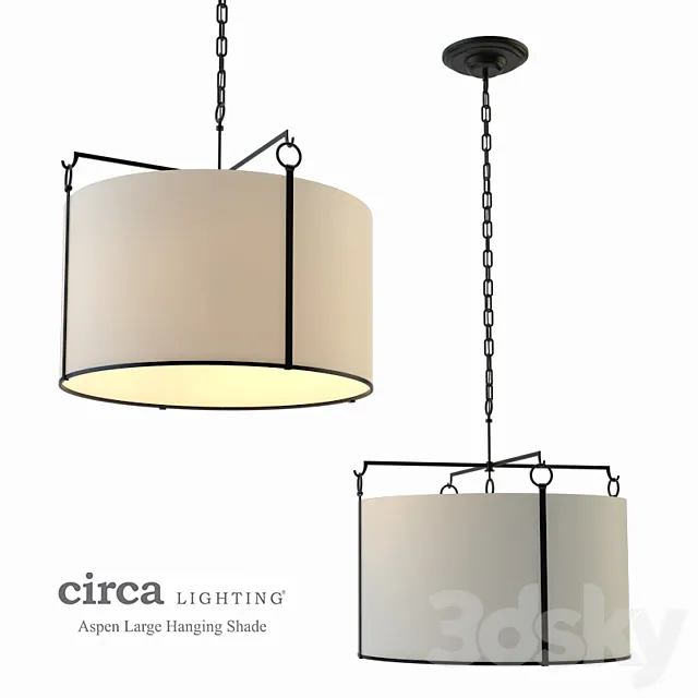 Aspen Large Hanging Shade 3D Model