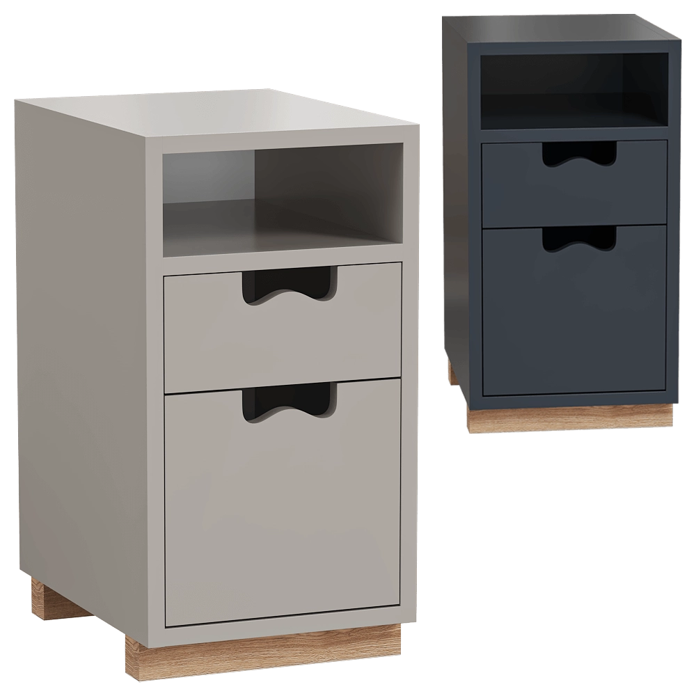 ASPLUND - Bedside table Snow G3 3D Model