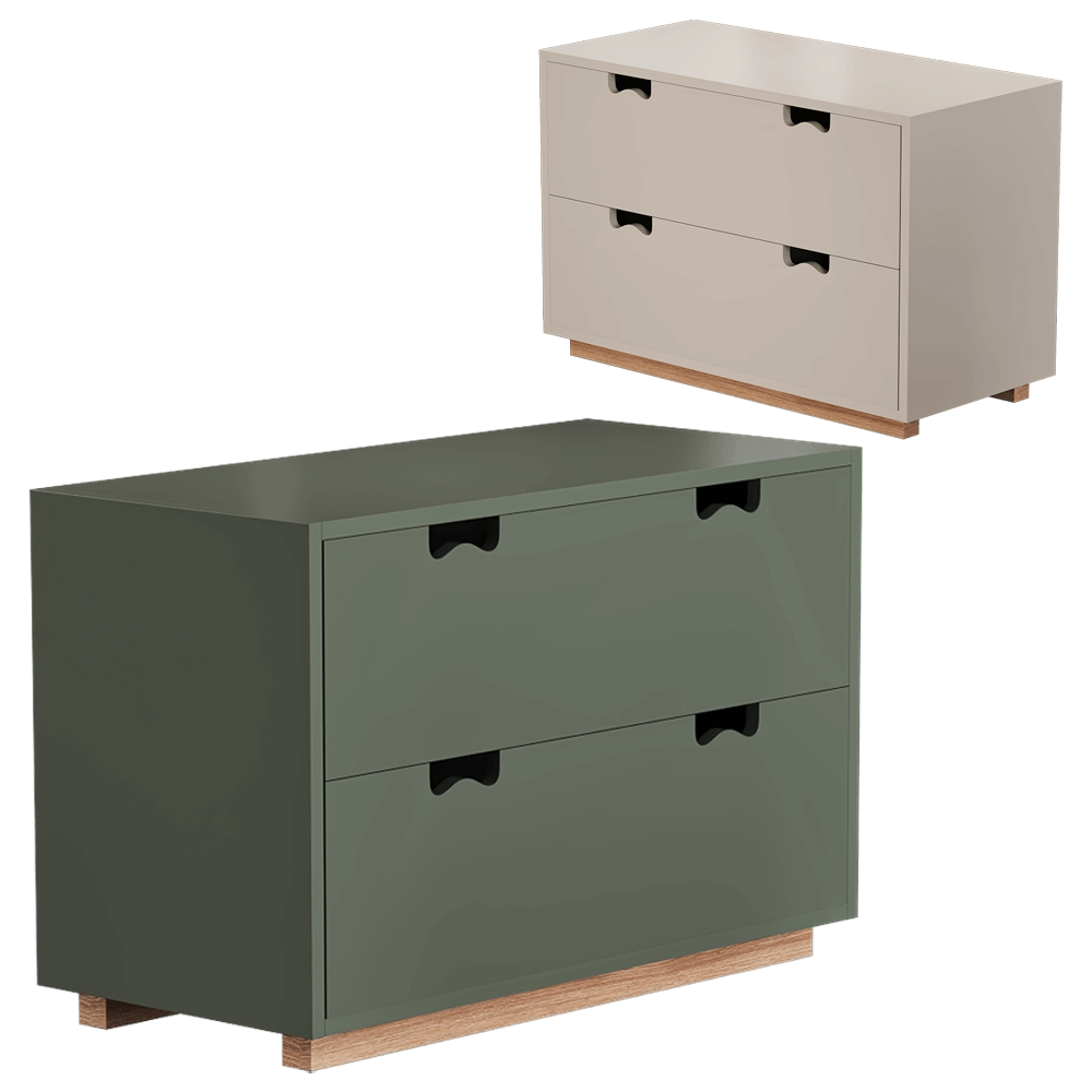 ASPLUND - Chest of drawers Snow A2 3D Model