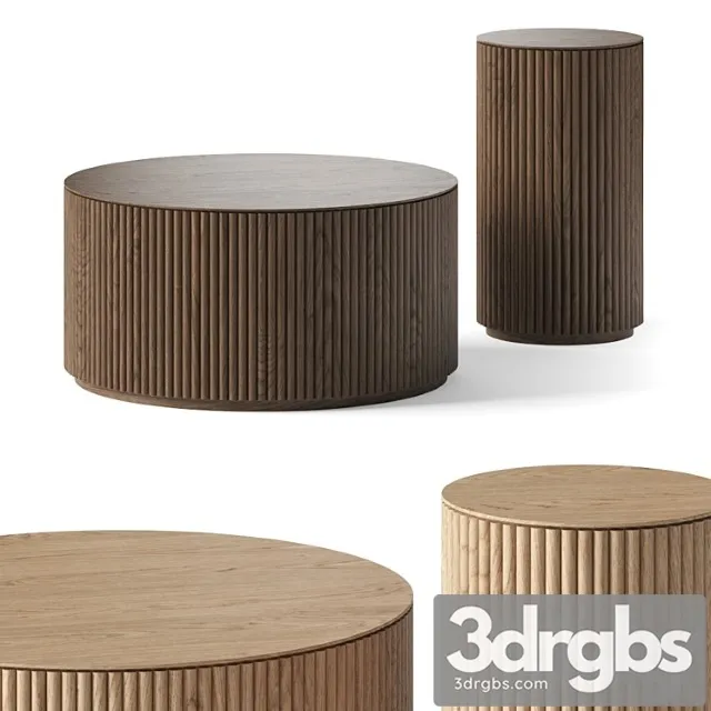 Asplund Grand Palais Coffee Tables 3D Model Free
