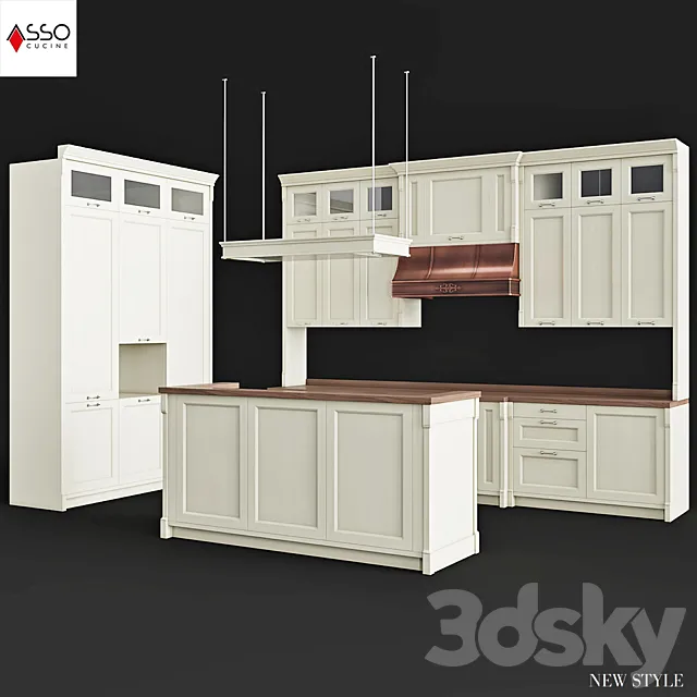 ASSO CAT NewStyle kitchen 3DModel