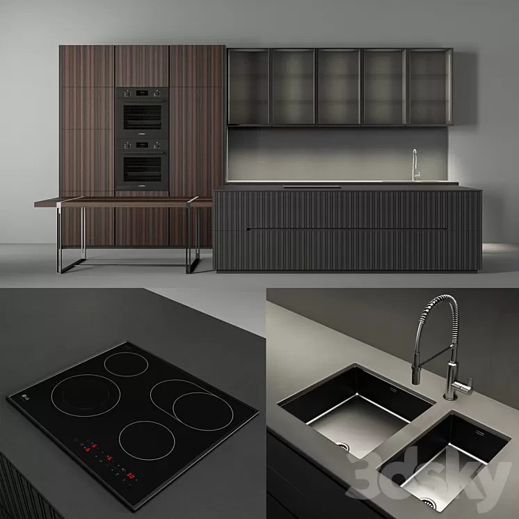 Aster cucine pure glam 3D Model