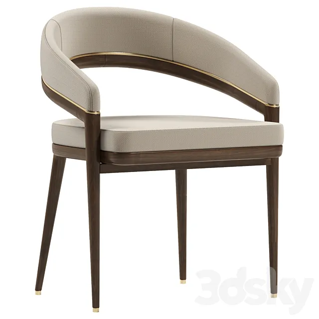 Aster - Erick dining chair 3D Model