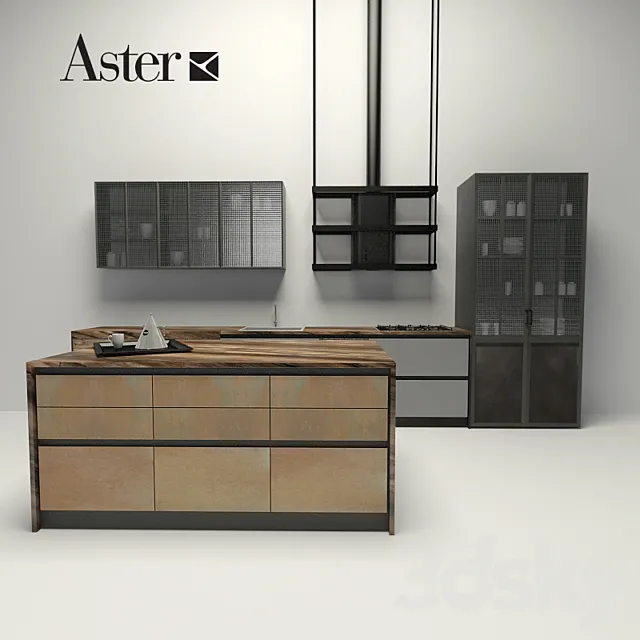 Aster - factory 3D Model