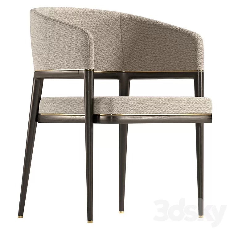 Aster - Mark dining chair 3D Model Free