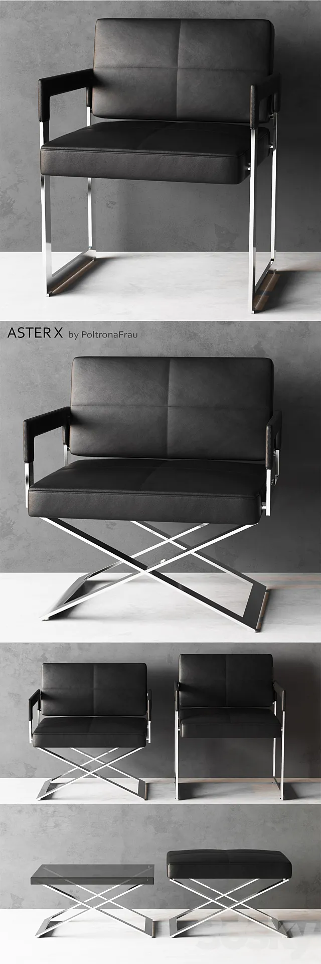 ASTER X by PoltronaFrau 3D Model