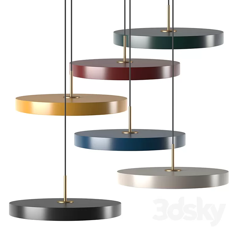 Asteria LED Pendant by UMAGE 3D Model