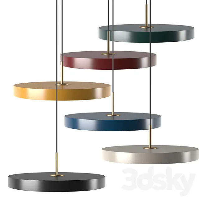 Asteria LED Pendant by UMAGE 3DModel