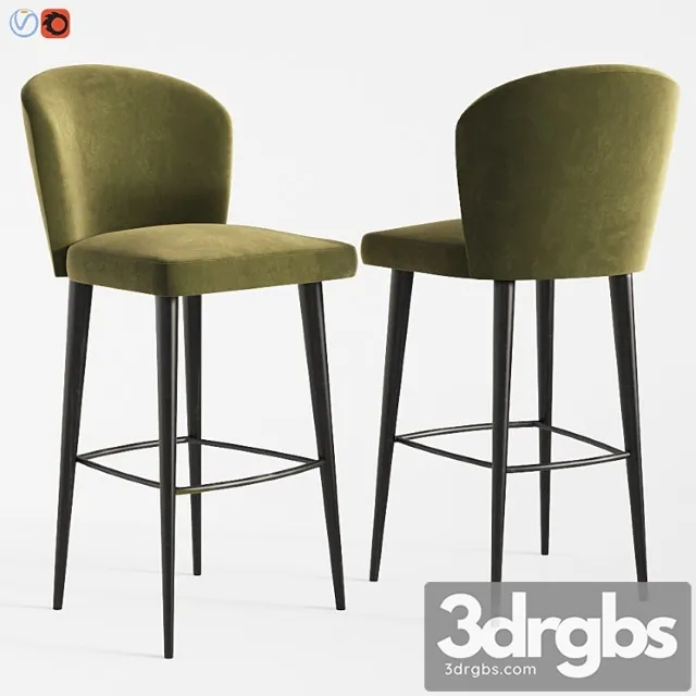 Aston Barstool Minotti 2 3D Model Free