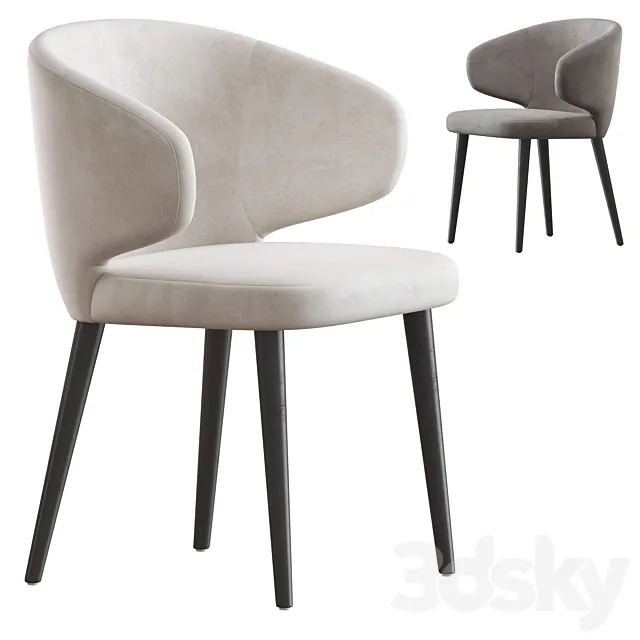 Aston chair from Minotti 3D Model