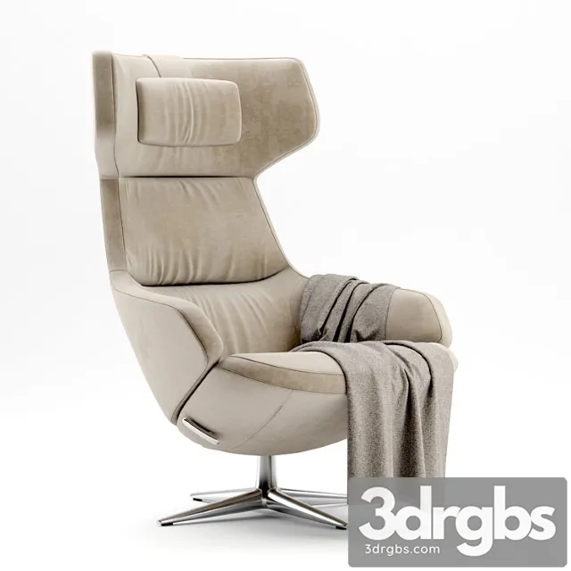 Aston Club By Arper 3D Model Free