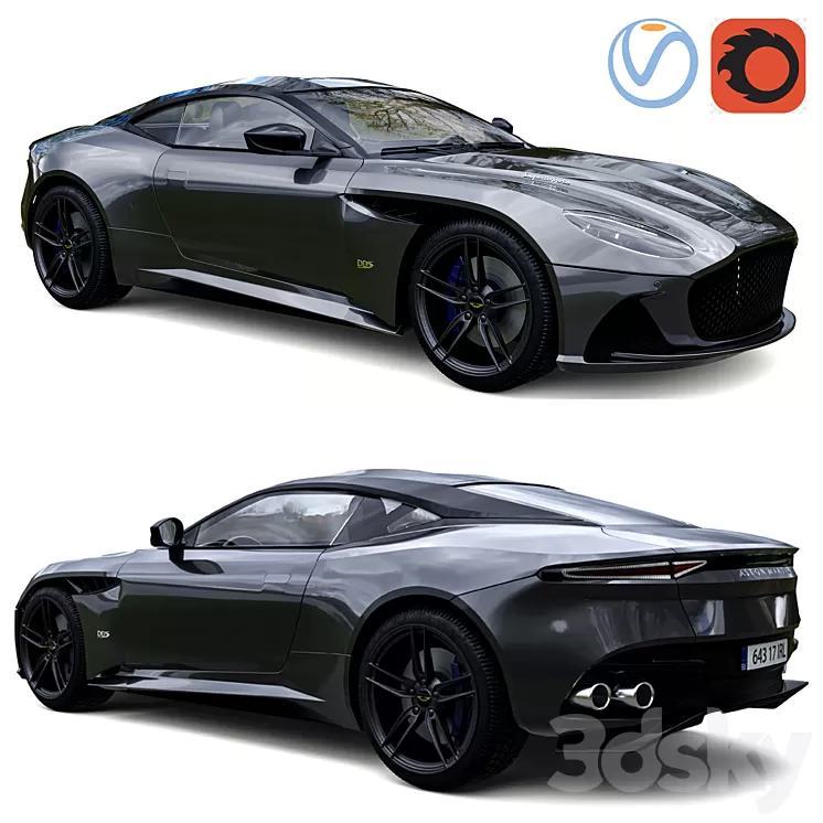 Aston martin dbs superleggera 3D Model