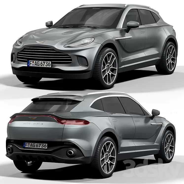 Aston Martin-DBX 3D Model Free Download