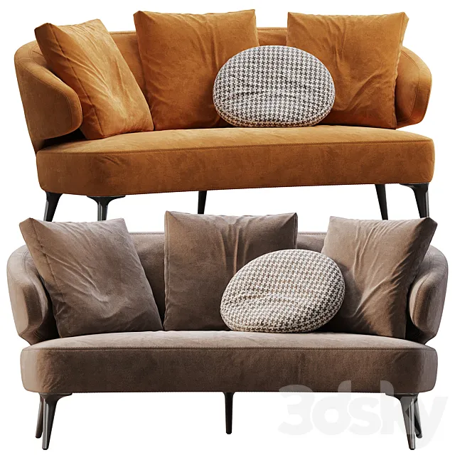 ASTON SOFA BY MINOTTI 3D Model