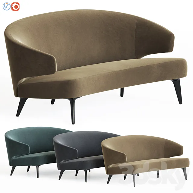 Aston Sofa Minotti 3DModel
