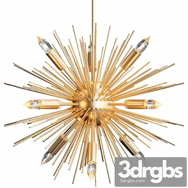 Astra chandelier sputnik 3D Model Free