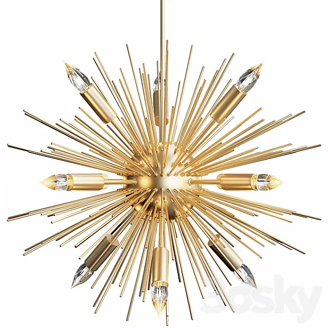 ASTRA Chandelier Sputnik 3D Model