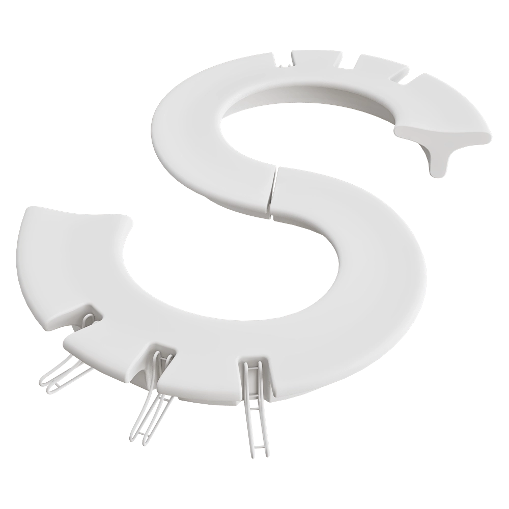 Astrini Design - City alphabet Letter S 3D Model