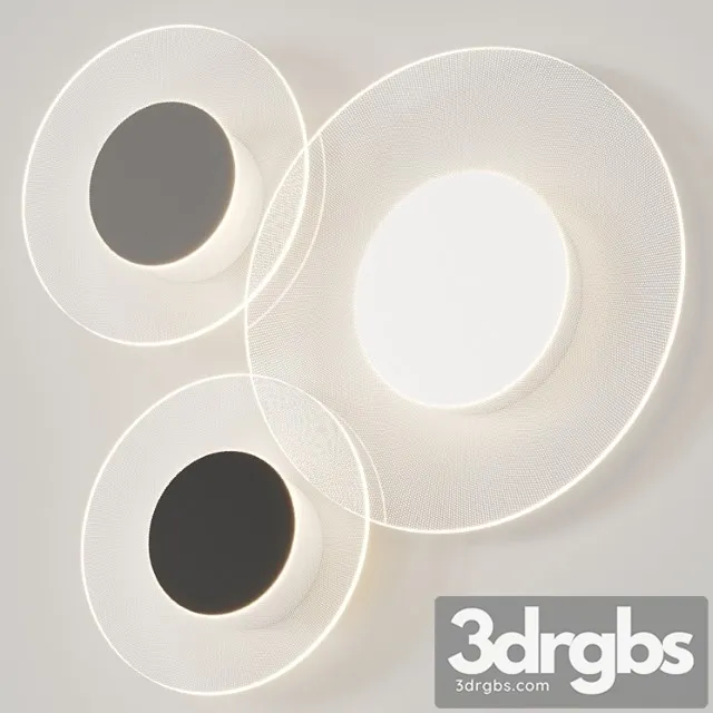Astro Lighting Halftone Wall Lamps 3D Model Free