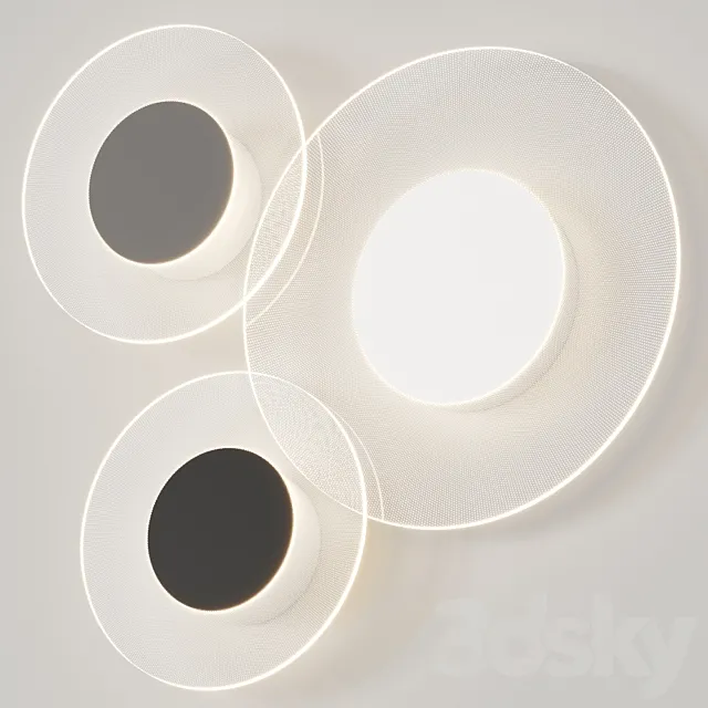 Astro Lighting Halftone Wall Lamps 3D Model