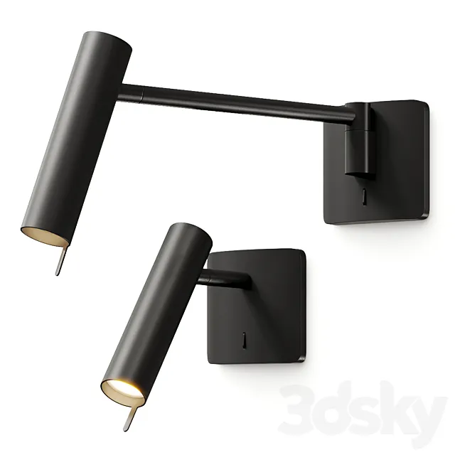 Astro Lighting Leda Single & Swing Wall Lamps 3D Model