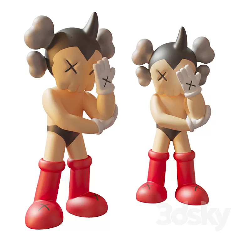 Astroboy KAWS 3D Model