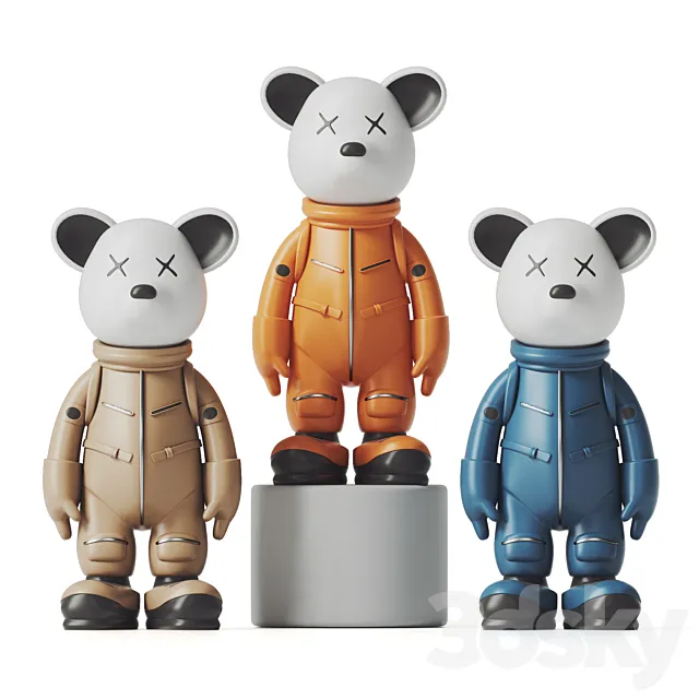 astronaut bear 3DModel